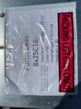 8'' Galvanized C Purlin 30 Pieces Assorted Lengths 19' - 578' Total SOLD BY THE BUNDLE