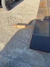 2 Pieces 1'' x 18 1/2 Steel - 34'11'' Total SOLD AS ONE LOT