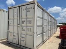 40' One Trip Hi Cube Container with 4 Sets of Side Doors