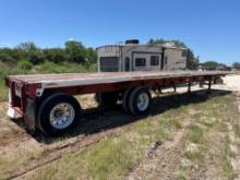 1995 Fontaine 96'' x 48' Trailer Air Ride 24.5 Rubber VIN 68258 Title, $25 Fee