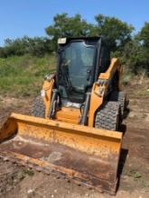 Case SV300 Skid Steer Cab. Air. AC Not Cold Smokes. Oil Leak 3200 Hours