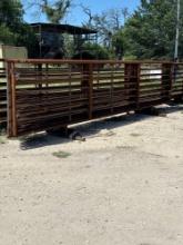 10 - 24' Free Standing Cattle Panels 1 Panel has 12' Gate TEN TIMES THE MONEY MUST TAKE ALL