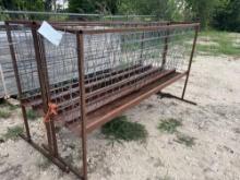 Hay Feeder with Trough 7'