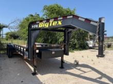 Big Tex Gooseneck Utility Trailer 73'' x 20' 2 x 10,000lb Axles 17.5 Tires VIN 40967 Title, $25 Fee