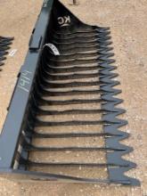 Unused 75'' Skid Steer Rock Bucket American Made