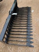 Unused 75'' Skid Steer Rock Bucket American Made