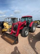 Mahindra 105S M Force 4WD Tractor with Mahindra 105SL Loader