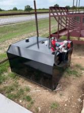 Unused 350 Gallon Diesel Tank on Skids 12 Volt 20 GPM Pump