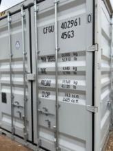 40' One Trip Hi Cube Container with 4 Sets of Side Doors