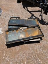 Blank Skid Steer Attachment Plate SOLD ONE PER LOT