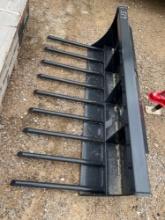 Unused Skid Steer 64'' 9 Tine Manure Fork