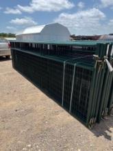 Priefert RW616 16' Gates with Hinges 51'' Tall with 36'' of 2 x 4 Welded Wire SOLD 5 GATES PERA LOT