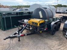 2024 C&M 5' x 10' Tandem Axle Trailer 1 - Dewalt 8000 Generator 1 - Honda Pressure Washer and 340