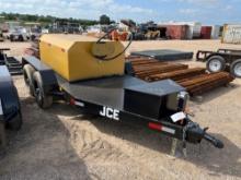 JCE 350 Gallon Tandem Axle Fuel Trailer 12 Volt 16 GPM Pump VIN 63408
