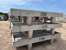 New 3' x 10' Cox Concrete Feed Trough SOLD ONE PER LOT