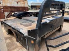8 1/2' Norstar Flatbed Skirted 4 Tool Boxes Gooseneck Trough and Ball Off of 2016 Chevy 3500 DRW