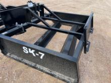 New SK7 Road Grader with Skid Steer and 3PT Hitch - 7'