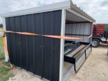 8' x 15' x 6' Shed 4x4 Square Tubing Frame
