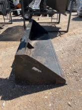 Used Industrias America 96" Bucket for Skid Steer Good Condition