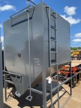 Unused feed bin- 14 ga. steel holds 13,200# corn.