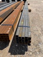 New 2 x 2 Square Tubing 11 Gauge 20 Pieces Per Bundle 24' Each 480 Feet Total SOLD BY THE FOOT 480