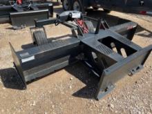 Industrias America BF 08 - 8' skid steer grader w/ castor wheels.