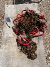 8 New 5/16 G 80 Double Chain Slings