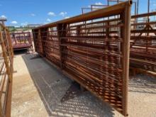 10- 24' freestanding cattle panels, 1 has 10' gate. Sells per each 10 X $ must take 10