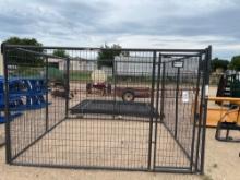 Priefert 10' x 10' x 6' Dog Kennel with 2 x 4 Welded Wire Covering