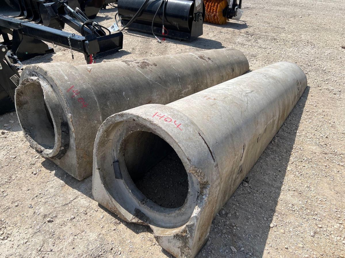 2 Concrete Culvert Ends