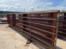10 - Freestanding Cattle Panels with 10' Gate SOLD BY THE PANEL TEN TIMES THE MONEY MUST TAKE ALL