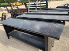 7' Metal Work Bench SOLD ONE PER LOT