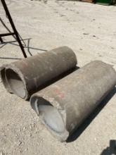 2 Pieces Concrete Pipe