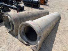 2 Concrete Culvert Ends