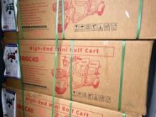 Unused 3 Wheel Electric Golf Cart/Scooter Unassembled Red SOLD ONE PER LOT