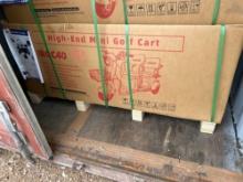 Unused 3 Wheel Electric Golf Cart/Scooter Unassembled Purple SOLD ONE PER LOT
