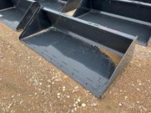Unused 84'' Skid Steer Bucket SOLD ONE PER LOT