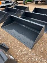 Unused 78'' Skid Steer Bucket SOLD ONE PER LOT
