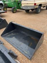 Unused 66'' Skid Steer Bucket SOLD ONE PER LOT