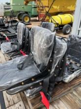 5 - Excavator Tractor Seats - New SOLD 5 PER LOT FIVE TIMES THE MONEY MUST TAKE ALL
