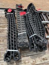 Pair of Unused Mini Excavator Tracks SOLD ONE PAIR PER LOT