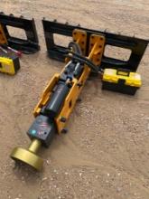 Unused Skid Steer Post Driver