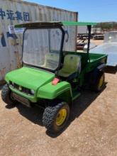 JD Gator - 2 wd - windshield - top - runs good. Local 1 owner unit. Manual in office -- Non titled.