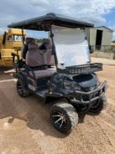 IRGC 80 golf cart w/ rear seat. unused.