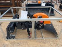 Unused Skid Steer Stump Grinder SOLD ONE PER LOT