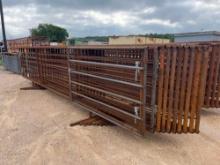 10 - 24' Free Standing Cattle Panels One Panel has 8' Gate TEN TIMES THE MONEY MUST TAKE ALL