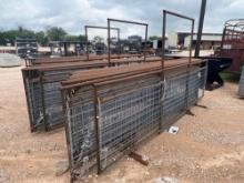 10 - 14' Sheep Goat Panels One Panel has 4' Gate TEN TIMES THE MONEY MUST TAKE ALL