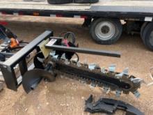 Unused JCT Skid Steer Trencher