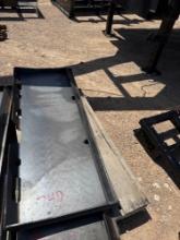 Skid Steer Blank Attachment Plate SOLD ONE PER LOT