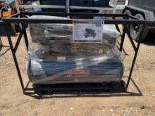Unused 40 gallon 2 stage gas powered air compressor.